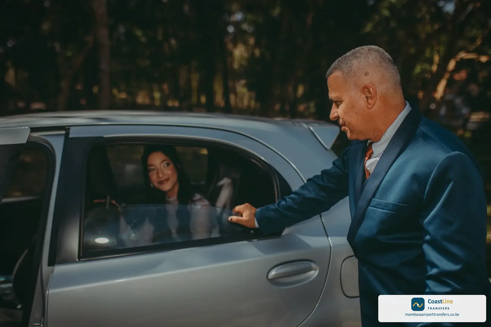 pre-booked private transfer driver confirmed with vehicle details before travel